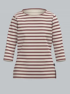 3/4 Arm T-Shirt mit Ringelmuster 