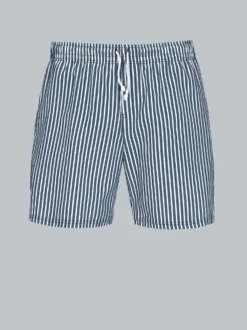 Bade-/Freizeitshorts mit Druckmotiv Navy
