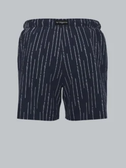 Bade-/Freizeitshorts mit Druckmotiv Navy/bunt