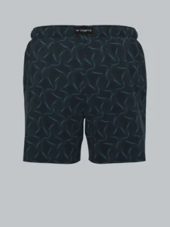 Bade-/Freizeitshorts mit Druckmotiv Saphir