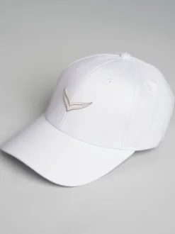 Baseballmütze mit Schwinge Weiss