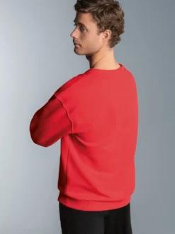 Basic Sweatshirt mit weicher Innenseite Vulcano