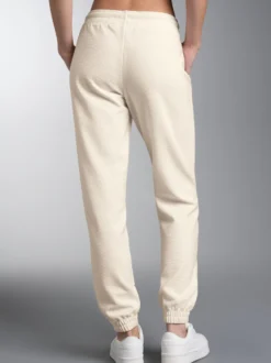 Bequeme Jogginghose mit großen Taschen Natur