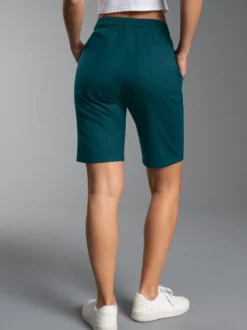 Bermuda aus Single-Jersey Saphir