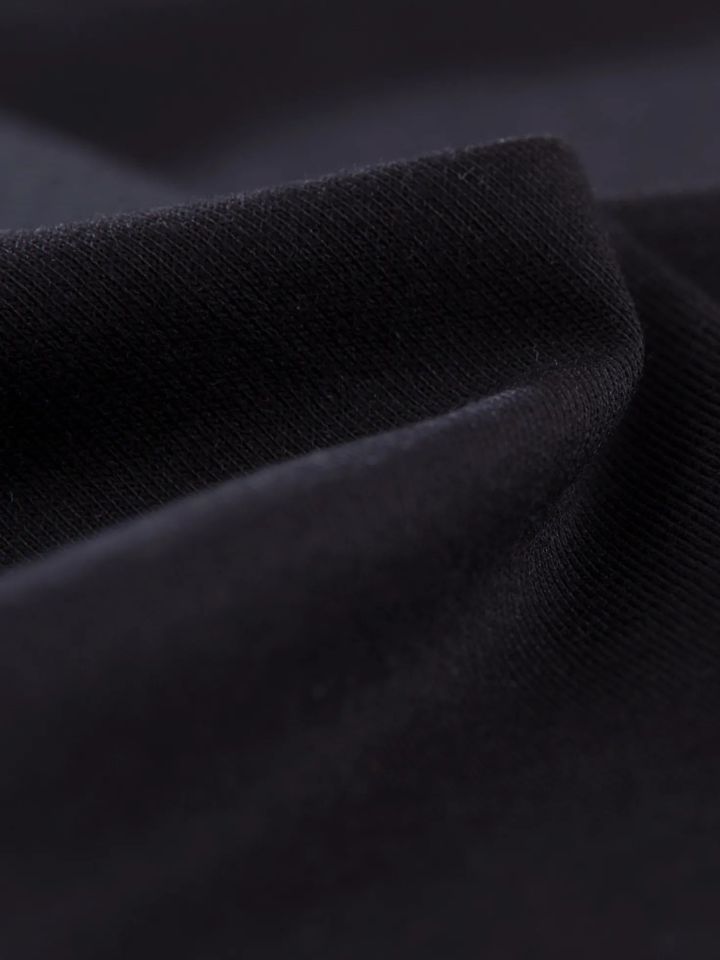 Bermuda aus Single-Jersey Schwarz