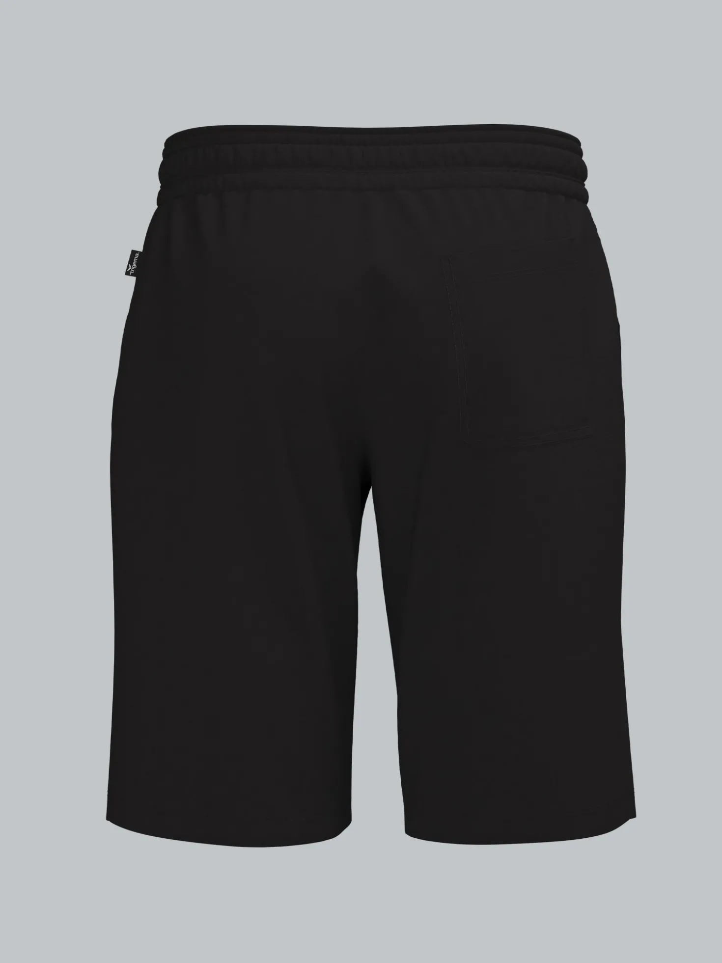 Bermuda aus Single-Jersey Schwarz