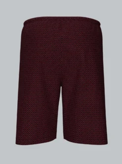 Bermuda mit Kettenmuster Schwarz