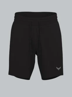 Bermuda mit praktischem Kordelzug Schwarz