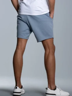 Bermuda mit praktischem Kordelzug Pearl-blue