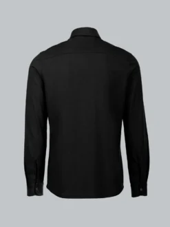 Business-Hemd aus DELUXE-Single-Jersey Schwarz