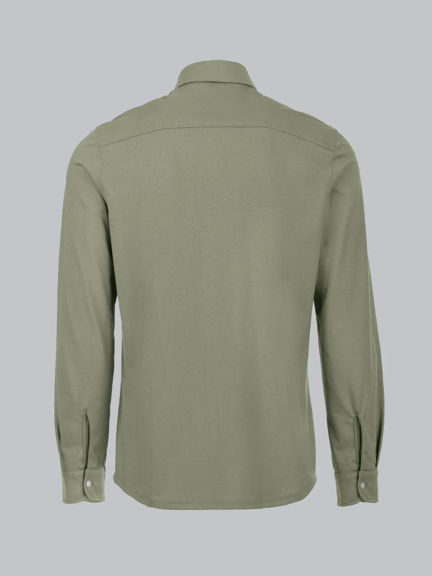 Business-Hemd aus DELUXE-Single-Jersey Salbei