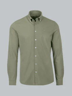 Business-Hemd aus DELUXE-Single-Jersey Salbei
