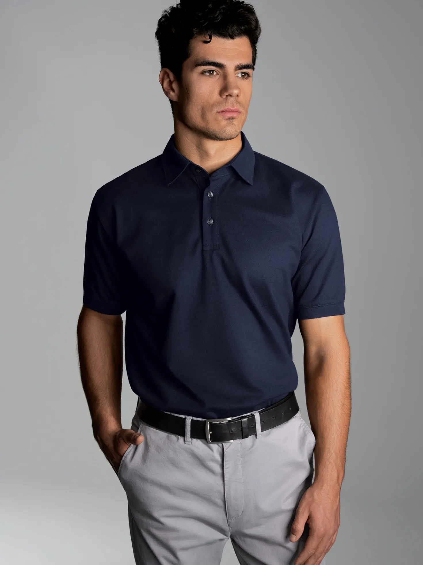 Business-Poloshirt Navy
