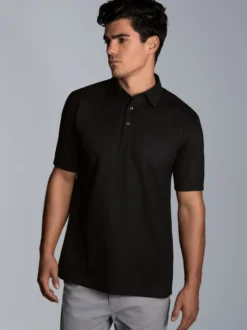 Business-Poloshirt Schwarz
