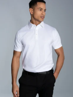Business-Poloshirt Weiss