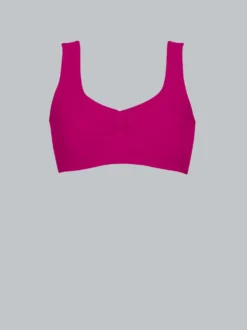Bustier aus Polyamid/Elastan Magenta