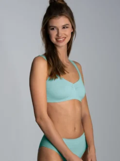 Bustier aus Polyamid/Elastan Gletscher