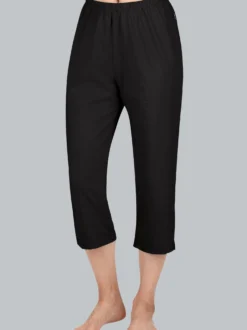 Caprihose Schwarz