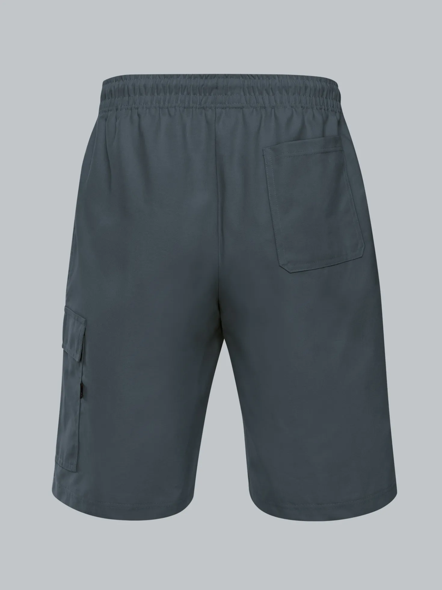 Cargo-Bermuda aus 100% Baumwolle Anthrazit