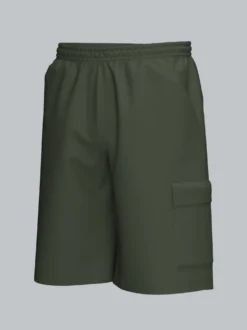 Cargo-Bermuda aus 100% Baumwolle Khaki