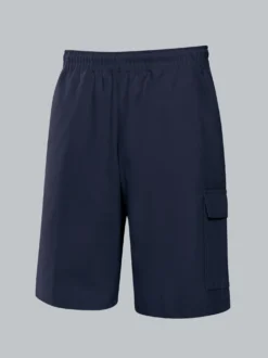 Cargo-Bermuda aus 100% Baumwolle Navy