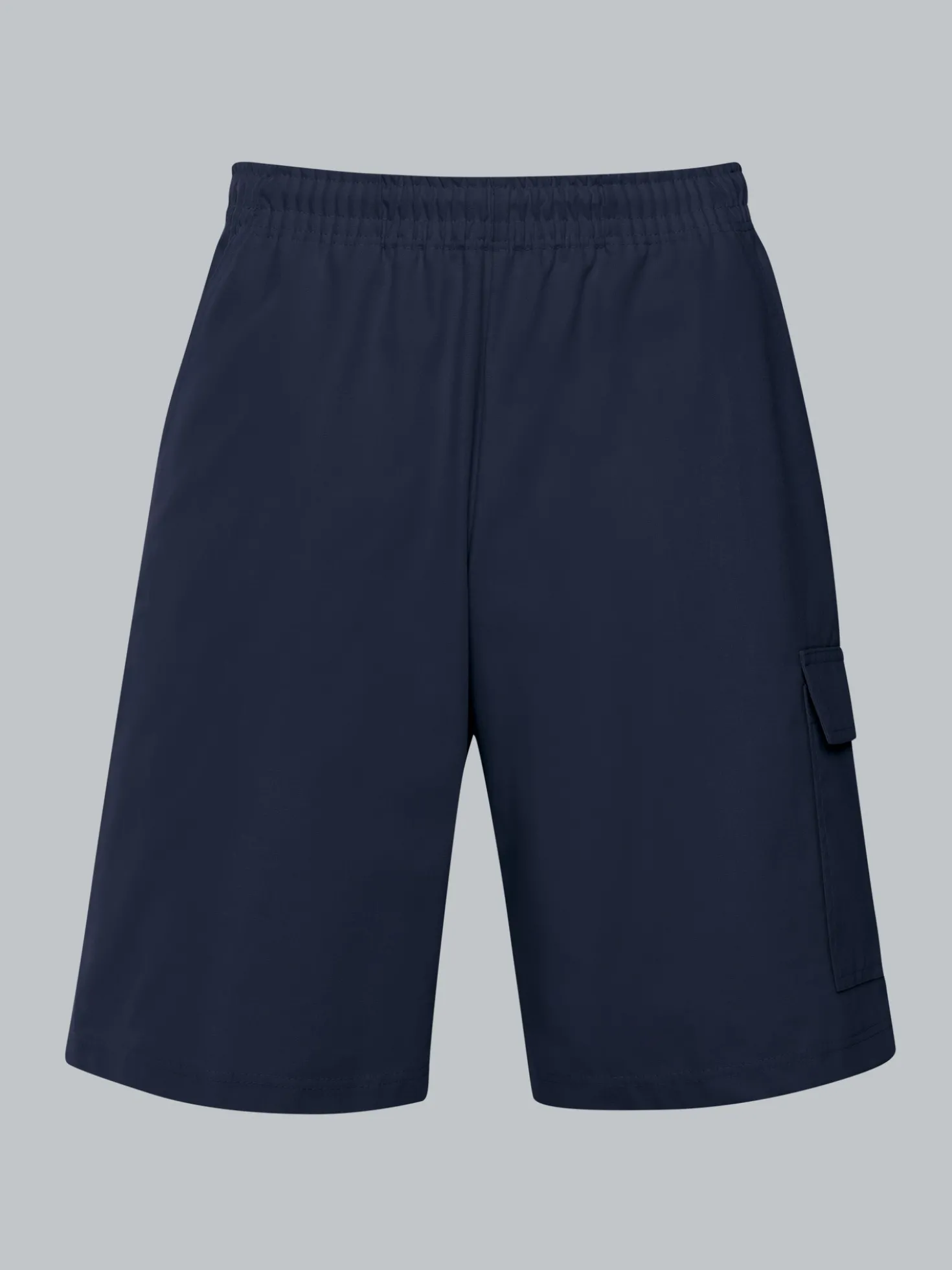 Cargo-Bermuda aus 100% Baumwolle Navy