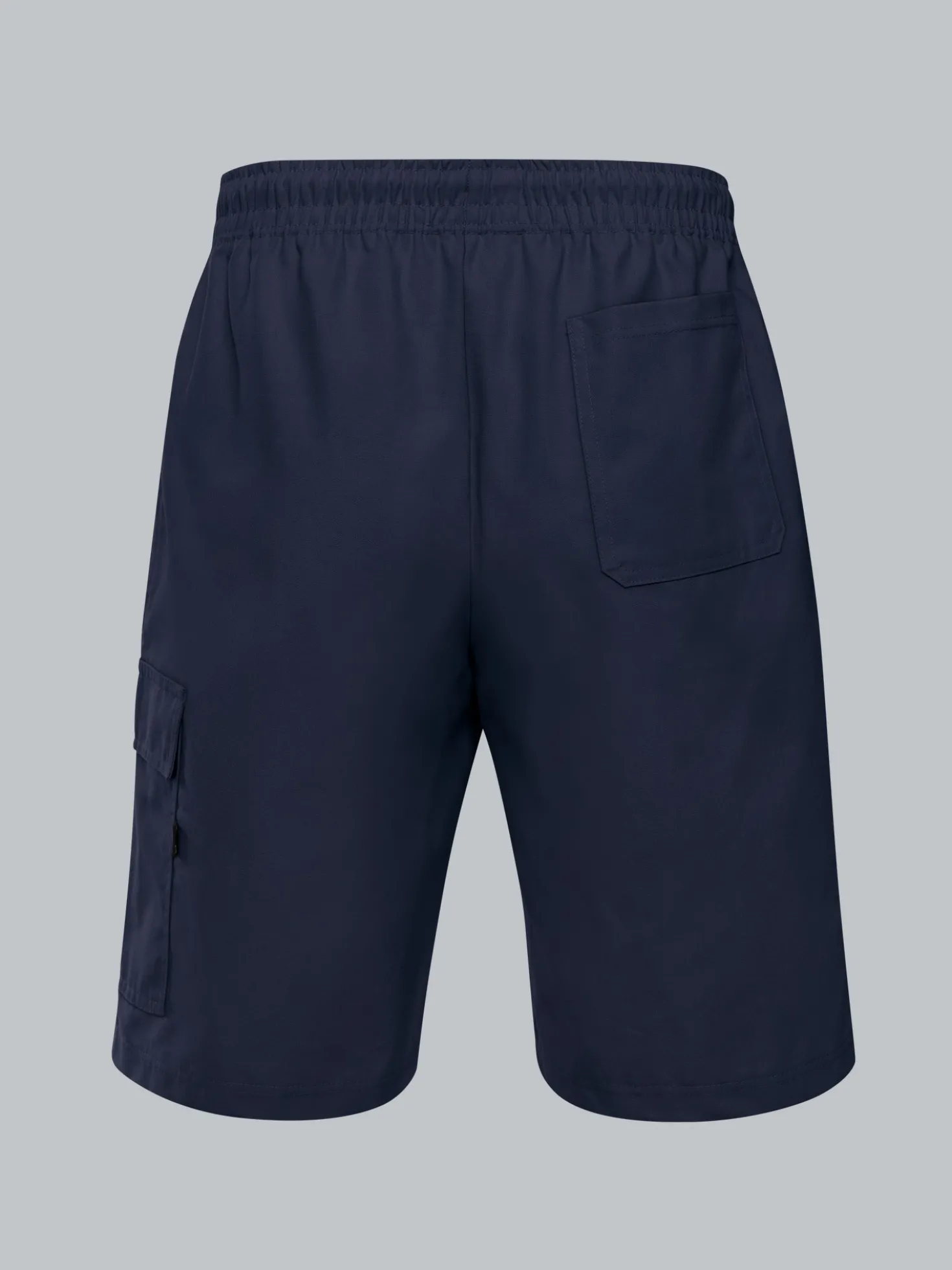 Cargo-Bermuda aus 100% Baumwolle Navy