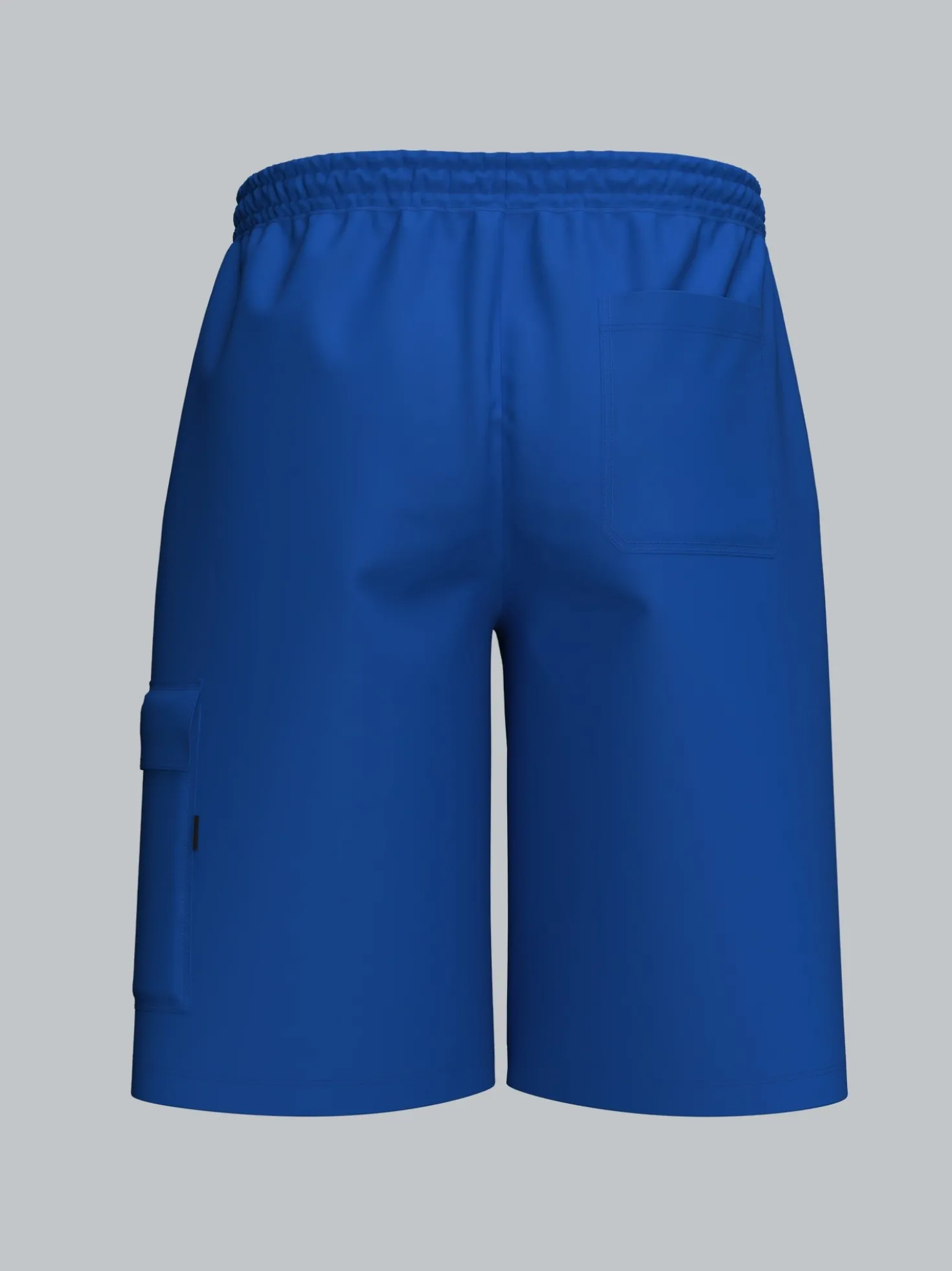Cargo-Bermuda aus 100% Baumwolle Royal