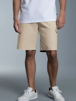 Cargo-Bermuda aus 100% Baumwolle Sand