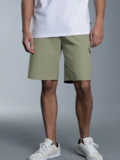 Cargo-Bermuda aus 100% Baumwolle Salbei