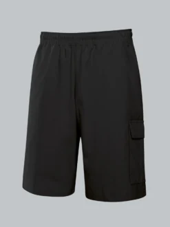 Cargo-Bermuda aus 100% Baumwolle Schwarz