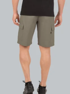 Cargo-Bermuda aus 100% Baumwolle Taupe