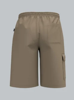Cargo-Bermuda aus 100% Baumwolle Taupe