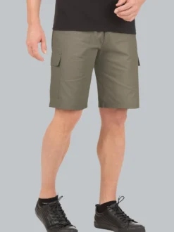 Cargo-Bermuda aus 100% Baumwolle Taupe