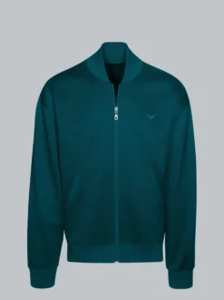 Collegejacke in weicher Sweat-Qualität Saphir