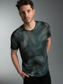 COOLMAX® Sport T-Shirt Schwarz/bunt