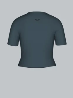 Cropped Sport T-Shirt Anthrazit