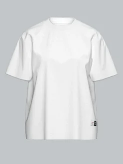 Damen Heavy-Shirt aus 100% recycelter Baumwolle Weiss