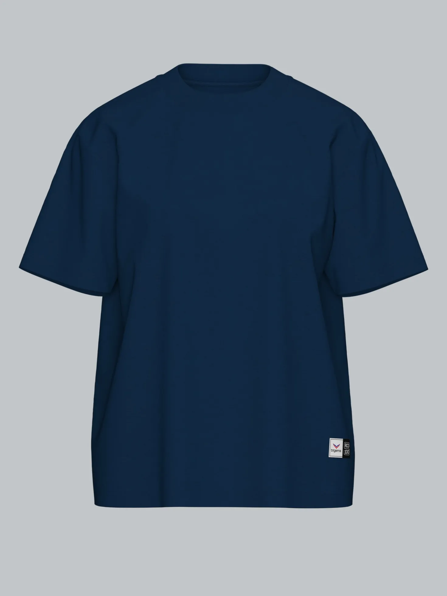 Damen Heavy-Shirt aus 100% recycelter Baumwolle Night-blue