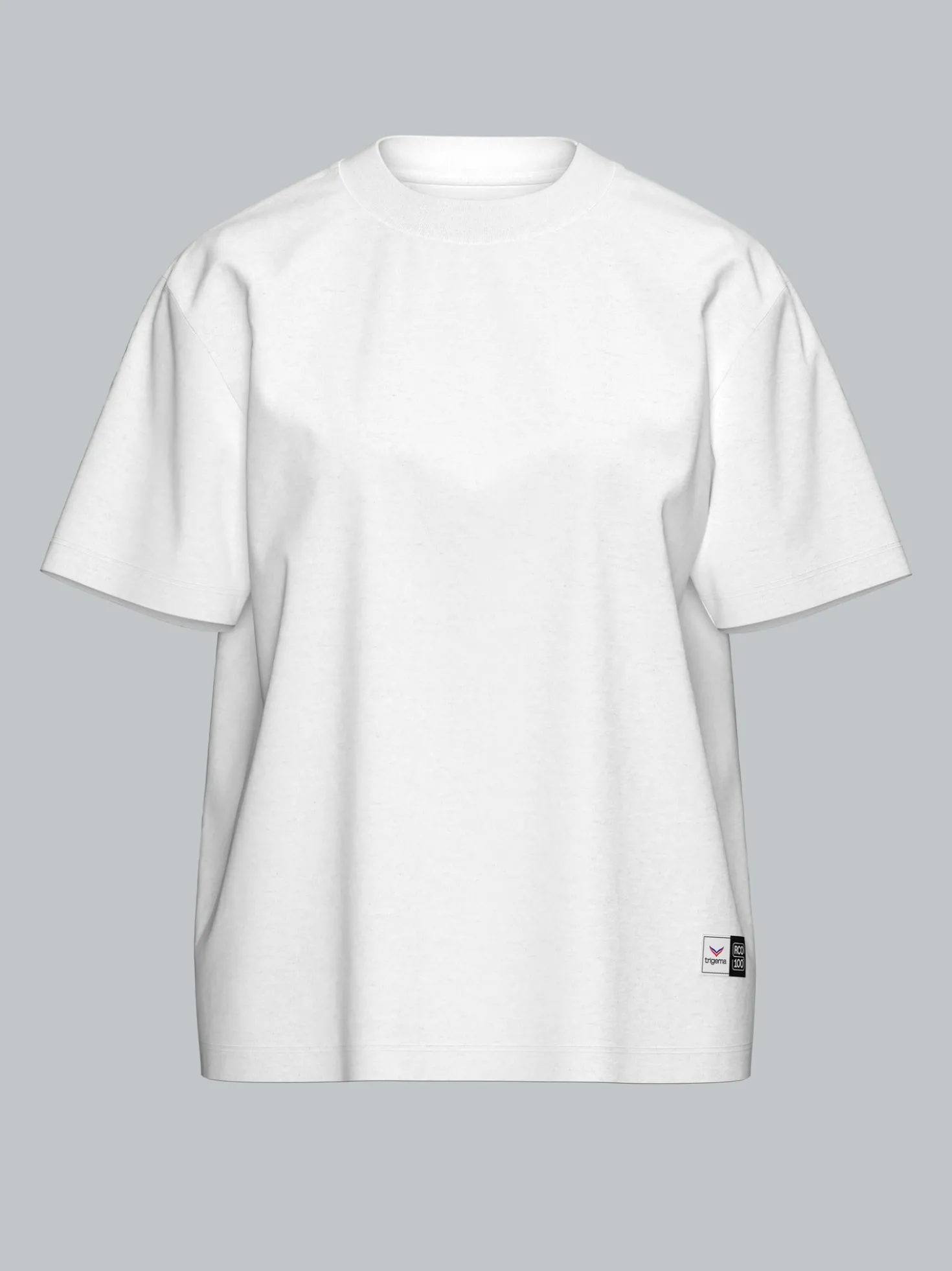 Damen Heavy T Shirt aus 100% Baumwolle Weiss