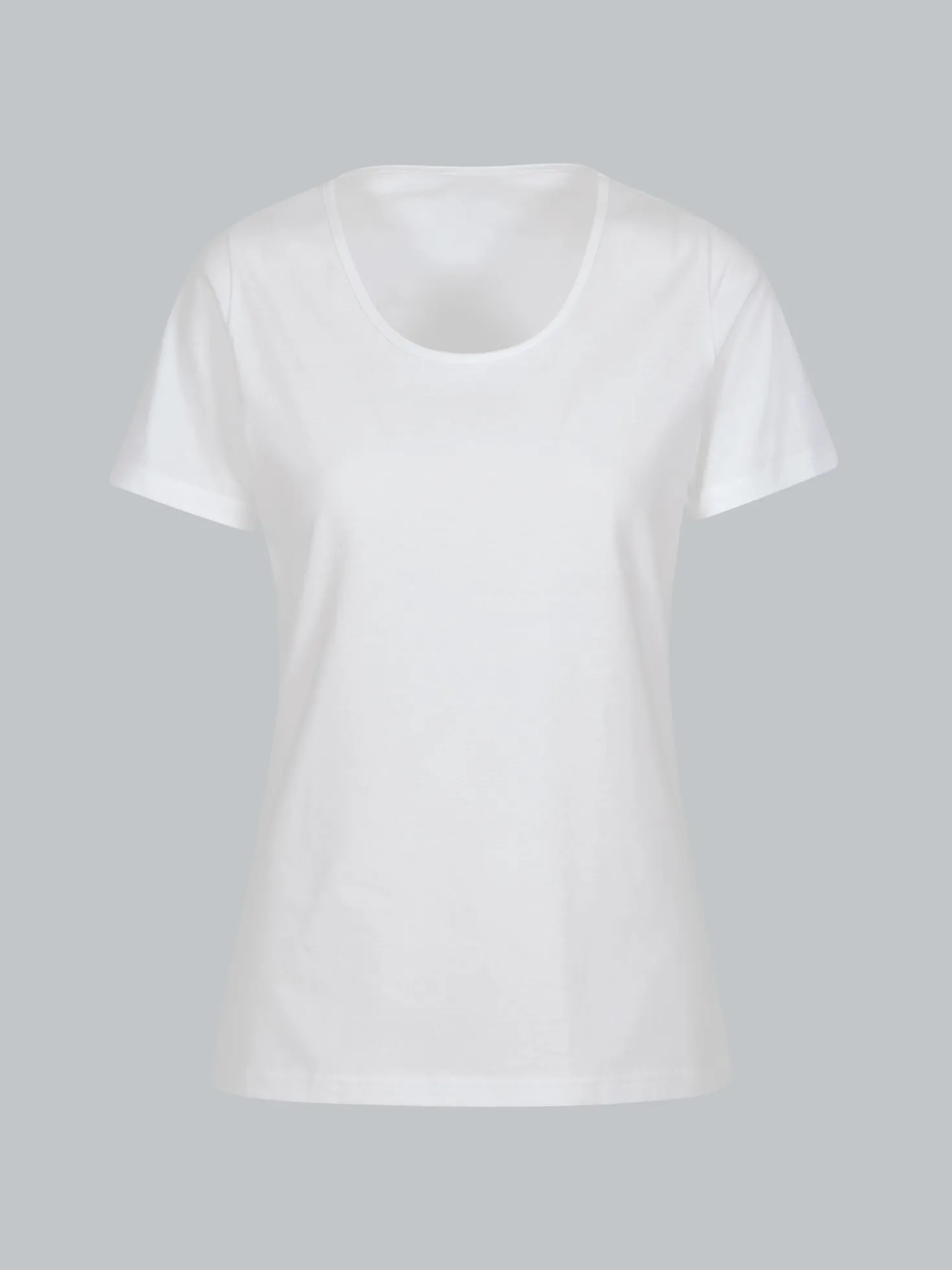Damen T-Shirt aus Biobaumwolle Weiss