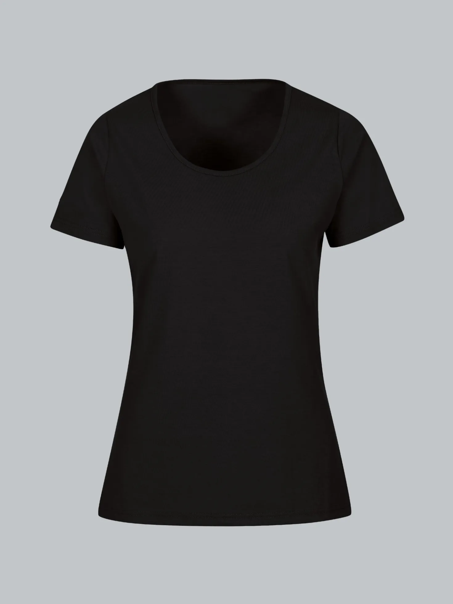 Damen T-Shirt aus Biobaumwolle Schwarz