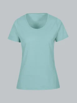 Damen T-Shirt aus Biobaumwolle Gletscher