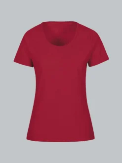 Damen T-Shirt aus Biobaumwolle Rubin