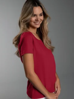 Damen T-Shirt aus Biobaumwolle Rubin