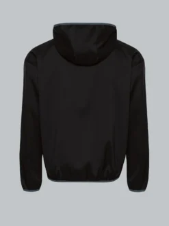 Dünne Kapuzenjacke mit praktischen Taschen Schwarz