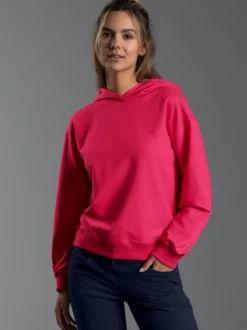 Dünner Oversize-Hoodie Koralle