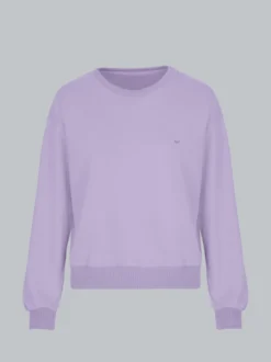 Dünnes Sweatshirt Flieder