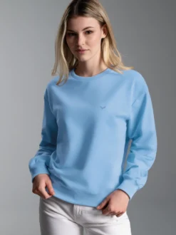 Dünnes Sweatshirt Iceblue-melange