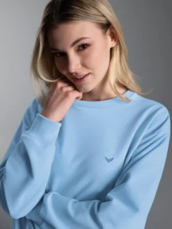 Dünnes Sweatshirt Iceblue-melange